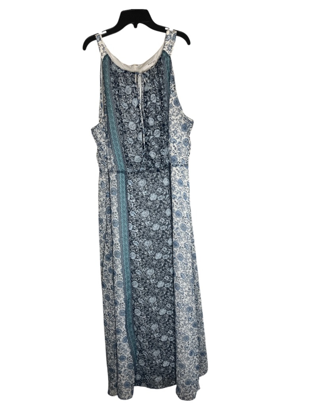 Studio One New York Mixed Paisley Print Sleeveless Maxi Dress